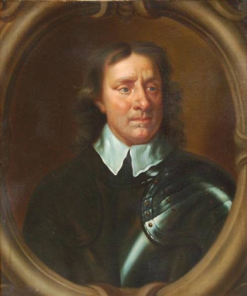 Portrait of Oliver Cromwell, the Lord Protector of England 1599-1658 by Studio of Sir Peter Lely